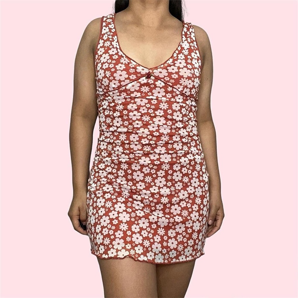Floral mini dress